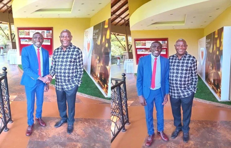 Prof. Fred Ogola and CEO James Mwangi